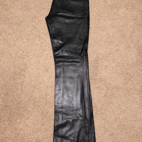 bebe leather pants